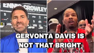 GERVONTA DAVIS COMPLETELY DESTROYED BY EDDIE HEARN FOR DEFENDING RYAN GARCIA