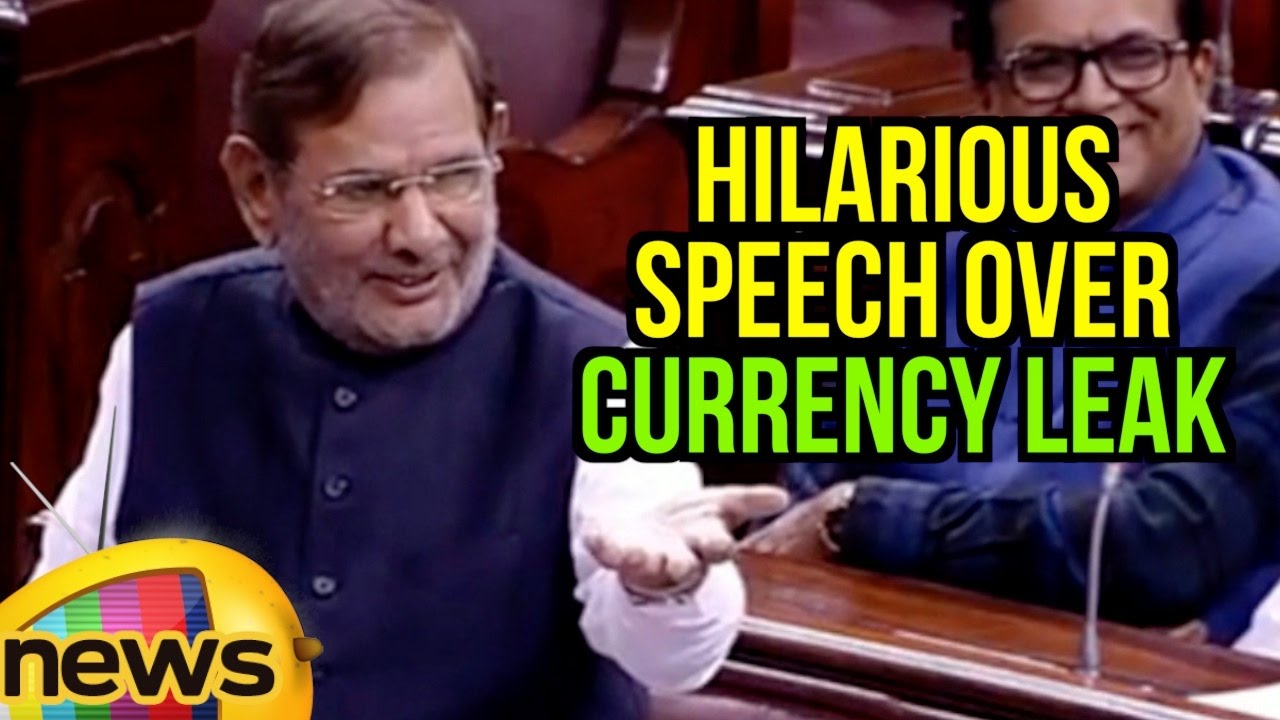Sharad Yadav Hilarious Speech Over Currency Leak | Rajya Sabha Winter Session | Mango News