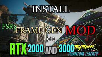Install FSR3 Frame Gen for Cyberpunk 2077 | RTX 2000 & 3000 Series | DLSS Enabler