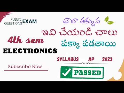 4thsem  Electronics important questions pdf in telegram   #4thsem #electronic  #imps