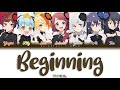 Beginning | FranChouChou | Full ROM / KAN / ENG Color Coded Lyrics