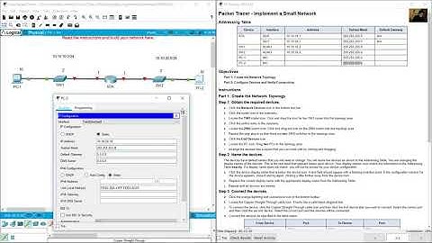 1.6.1 Packet Tracer - Implement a Small Network