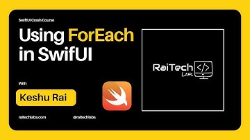Using ForEach in SwiftUI - Creating Dynamic Views in SwiftUI