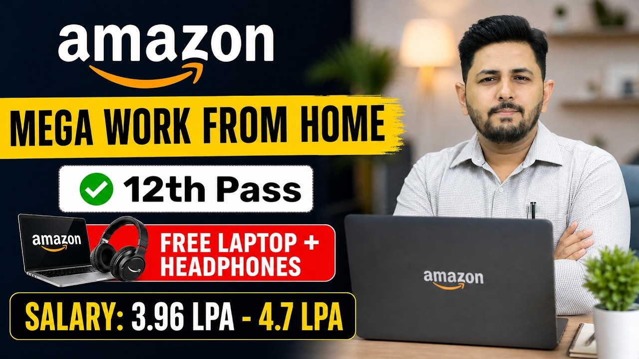 rewrite this title Amazon 2026 Mega Work From Home | 12th Pass Jobs With Free Equipment rewrite this title Amazon 2026 Mega Work From Home | 12th Pass Jobs With Free Equipment