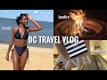 DC TRAVEL VLOG | traveling alone, shopping in the city, bonfire, mini beach trip