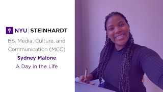 A Day In The Life Of An Nyu Steinhardt Media Culture And Communication Mcc Undergraduate Student