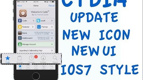 Cydia update, new icon and ui
