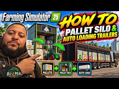 Farm Simulator 25 Pallet Silo and Auto Loading Trailers Tutorial