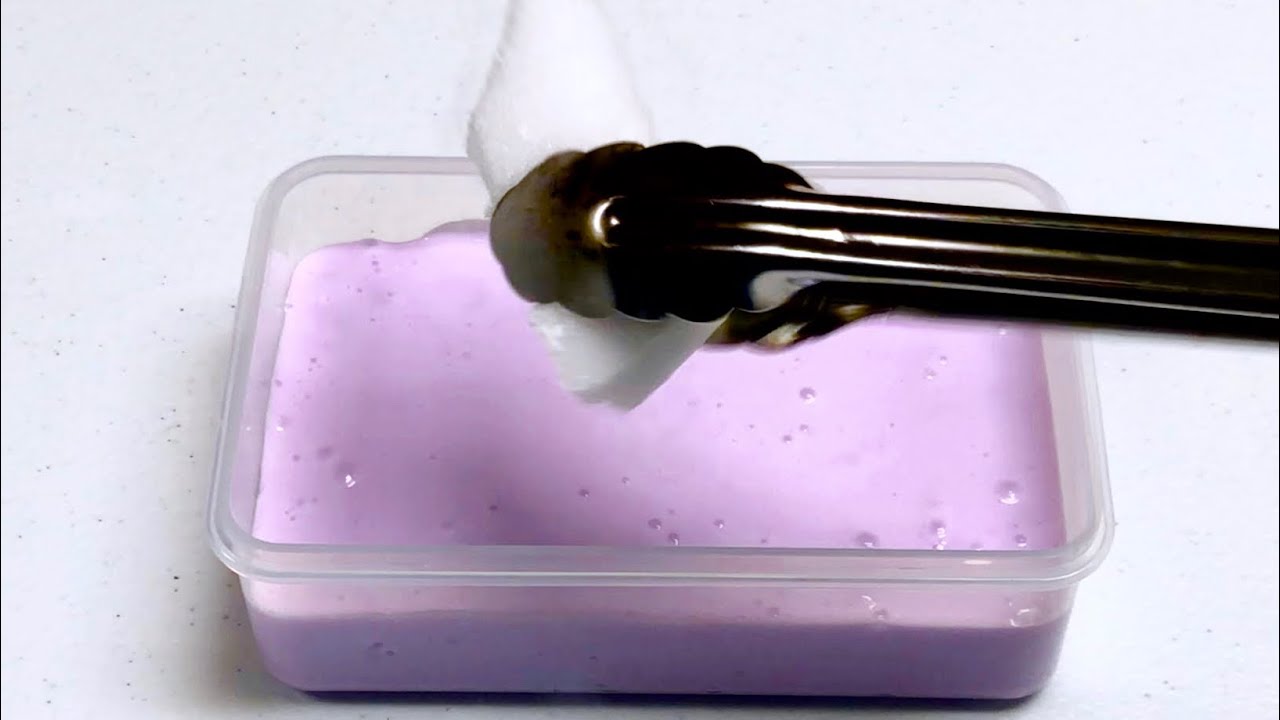 satisfying videos slime Slime vs Dry Ice! WILL IT SLIME? - Satisfying Slime ASMR Video