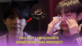 Jungkooks Reaction Says It All After Taehyungs Goodbye-Like Message Bts Army Shocked