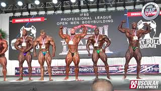 Final Awards Mens Open Bodybuilding: 2020 Tampa Pro