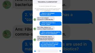 ❥Biology QnA Series (Part - 13)!🧬🔬 Biological Classification #NEET #Class11 #Biology #MCQ