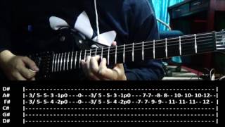 Poison - Lesson Talk dirty to me Guitar solo/ Tutorial solo de guitarra - Talk Dirty To Me