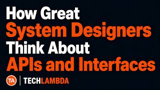 Celebrity How Great System Designers Think About APIs and Interfaces Profile