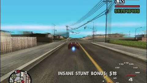 Veyron top speed run on gta sa