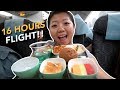 EVA Air ECONOMY FOOD Review New York to Taipei