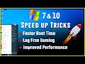 How to Speed Up Your Windows 10 Performance | How to make your PC/Laptop run faster ( 7 simple steps