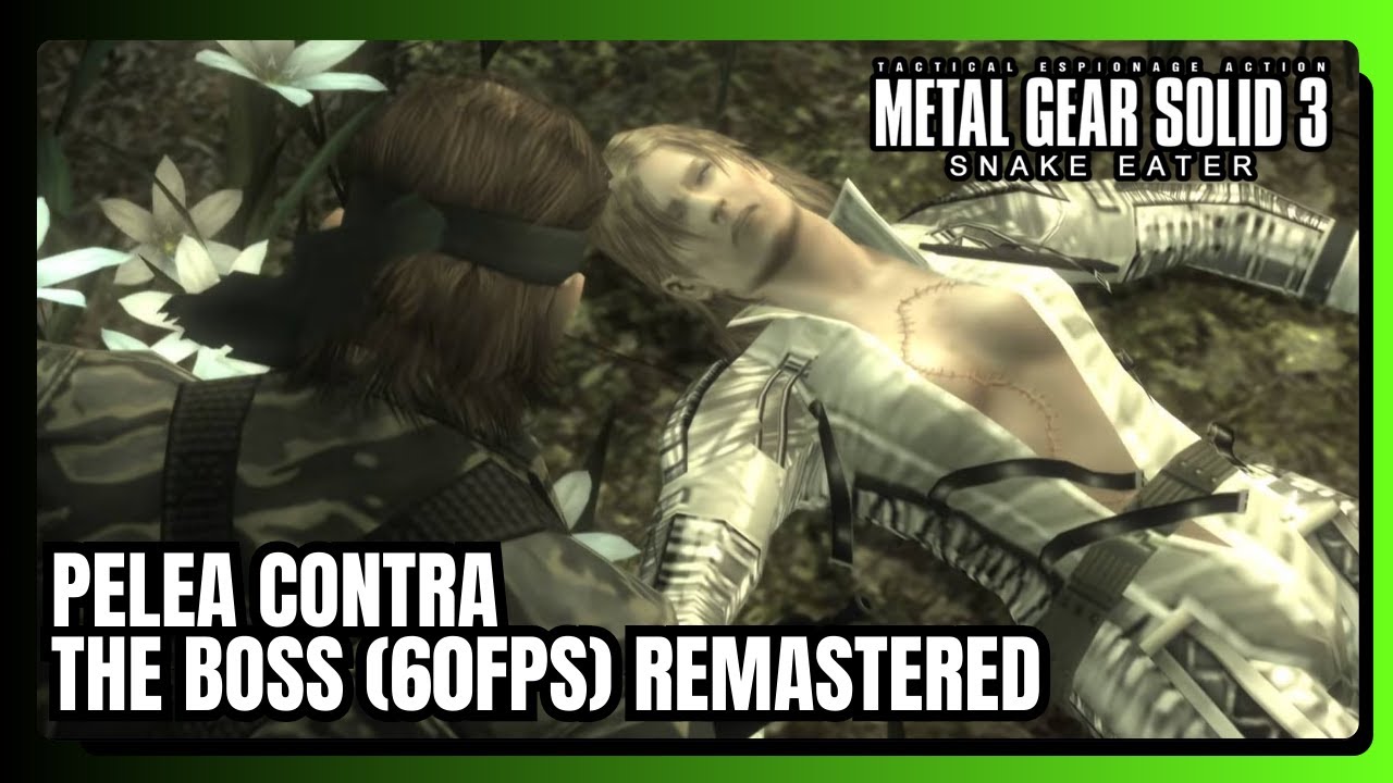 Metal Gear Solid 3 - Pelea contra The Boss (60FPS) Remastered - YouTube