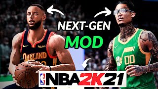 {NEW} NBA 2K21 Next-Gen Graphics Mods For Current-Gen V2 (Courts, Cyberfaces, etc...) #Roadto2K