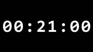 21 Minute Timer | Timer 21 Menit
