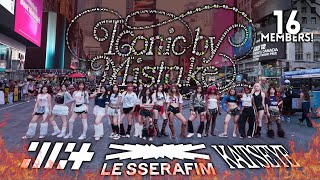 [KPOP IN PUBLIC TIMES SQUARE] LE SSERAFIM / ILLIT / KATSEYE ‘ICONIC BY MISTAKE’ Dance Cover