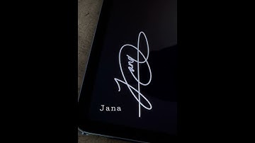 Signature Style “Jana”🖊️Comment your name!