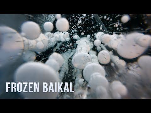 Путешествие На Озеро Байкал Зимой. Чистейший Лёд. Аэросъёмка