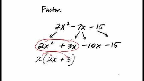 Factoring with  a  greater than 1 and a negative last term (part 2)