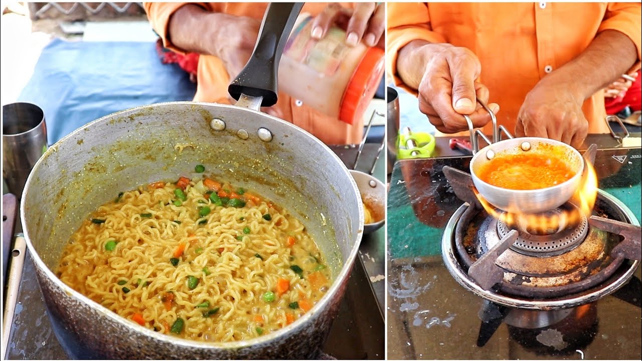 Extremely Cheesy Veg Tadka & Masala Maggi | Amazing Varieties For Maggi Lovers | Indian Street Food | Street Food Fantasy