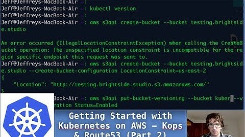 (Part 2) Getting Started with Kubernetes on AWS - Kops and Route53