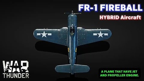 New Premium for USA FR-1 Fireball, hybrid aircraft