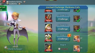 Lords Mobile limited challenge Dark follower stage 5