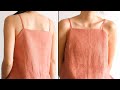 DIY spaghetti strap linen top | summer top