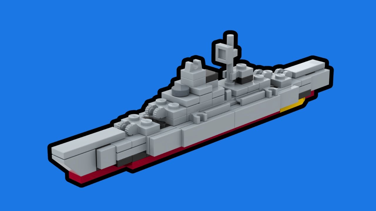 Free Micro LEGO Battleship Instructions Aaron Brick Designer atelier