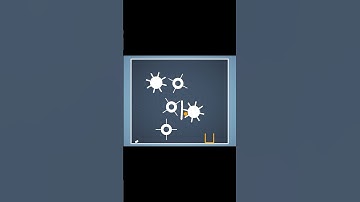 brain it on level 54 solution with 2 stars / place the ball in the orange box