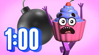 1 Minute Timer Cup Cake Fuse Bomb