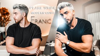 Pearl White Hair | Modern Quiff | Men's Hairstyle Tutorial 2020 screenshot 4