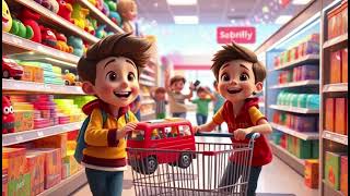 Cody & JJ's Shopping Cart Song | Cody and Friends! Sing with CoComelon