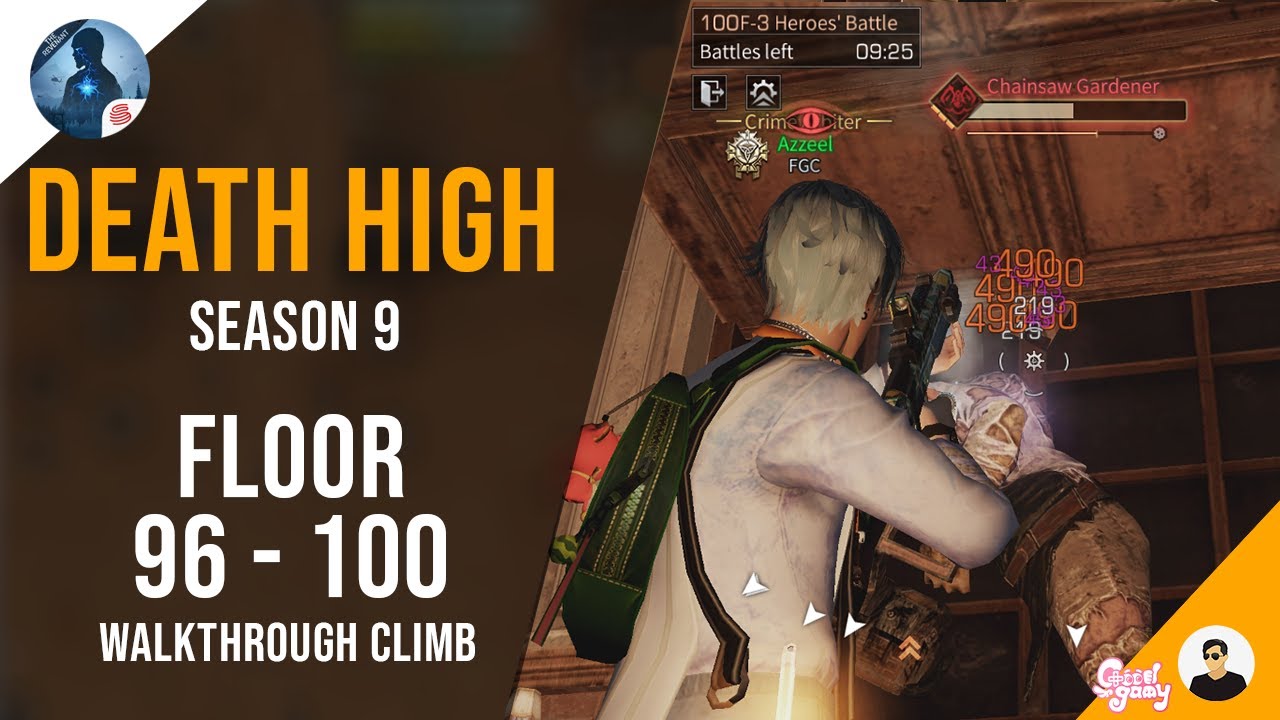 Death High S9 - Floor 96 - 100 | Walkthrough Climb - LifeAfter
