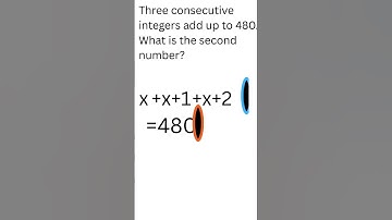 Consecutive Integers #science #maths  #shorts