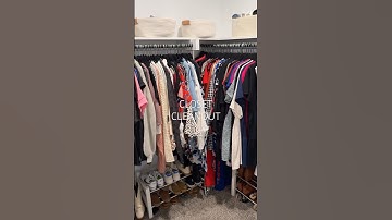 Closet cleanout & declutter! #declutter #decluttering #closetcleanout #organizedhome #cleaning