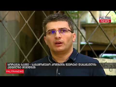 ხორავას საქმე - საგამოძიებო კომისიის წევრები დანაშაულის ადგილზე მივიდნენ