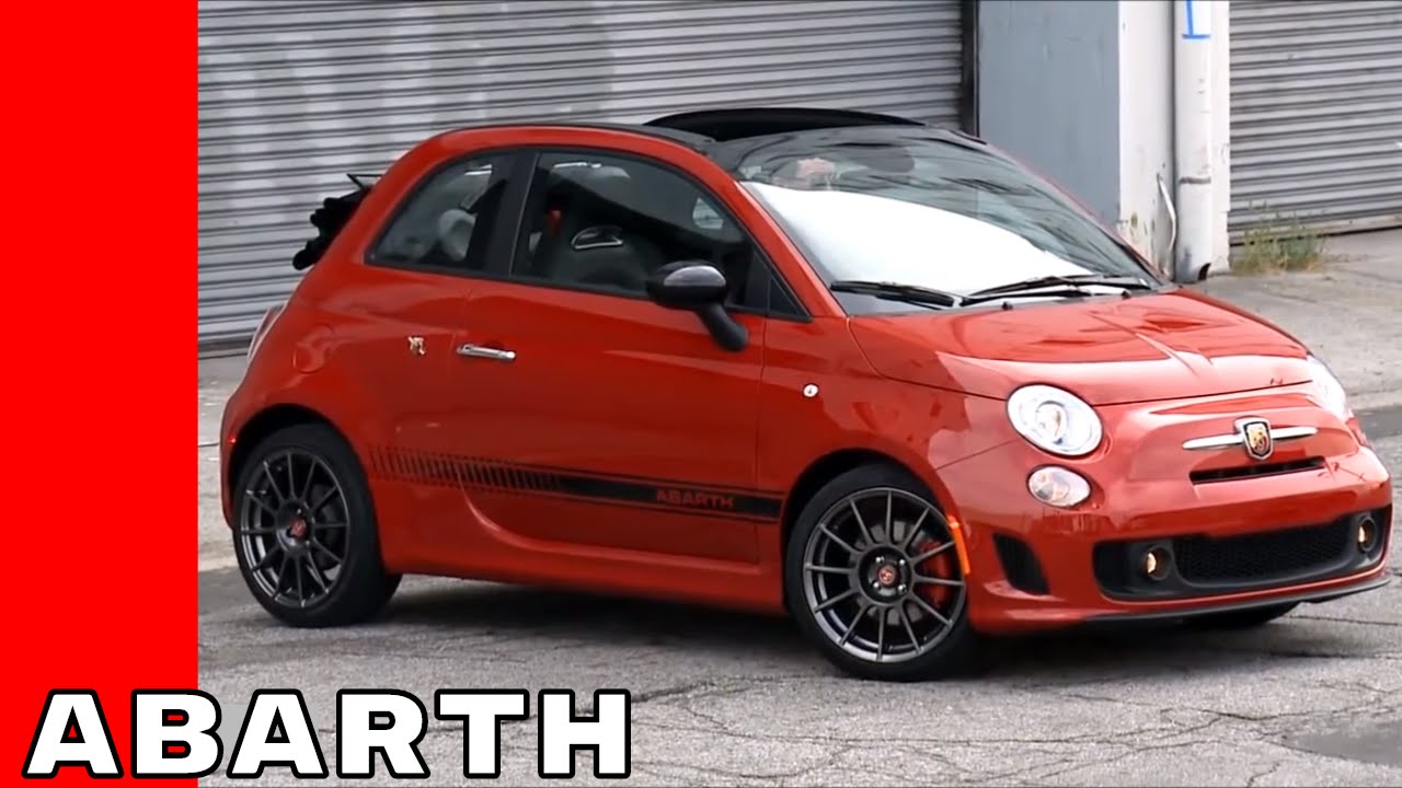 opmerking vinger Ambassadeur 2017 Fiat 500 Abarth Cabrio - YouTube