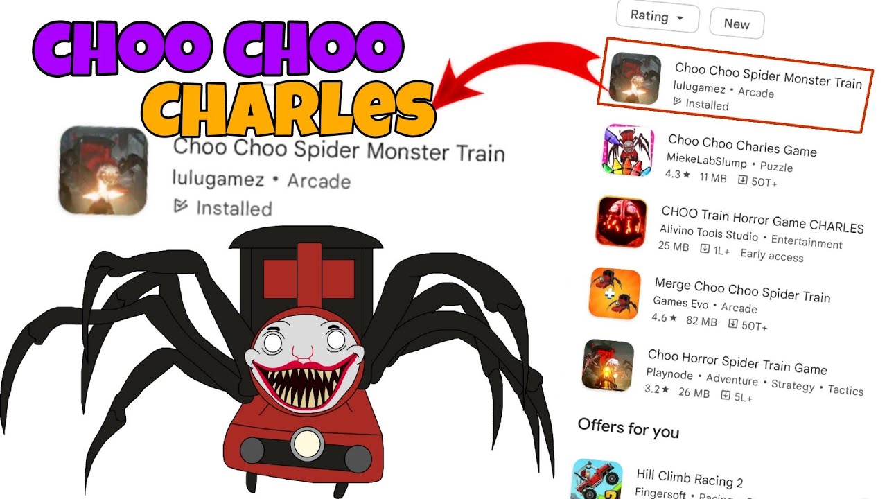 FOUND MOST SCARY 🫣DANGEROUS POWERFUL CHOO CHOO CHORLES GAME