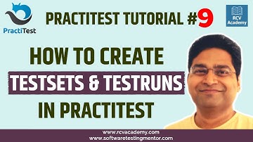 PractiTest Tutorial #9 - How to Create TestSets and TestRuns