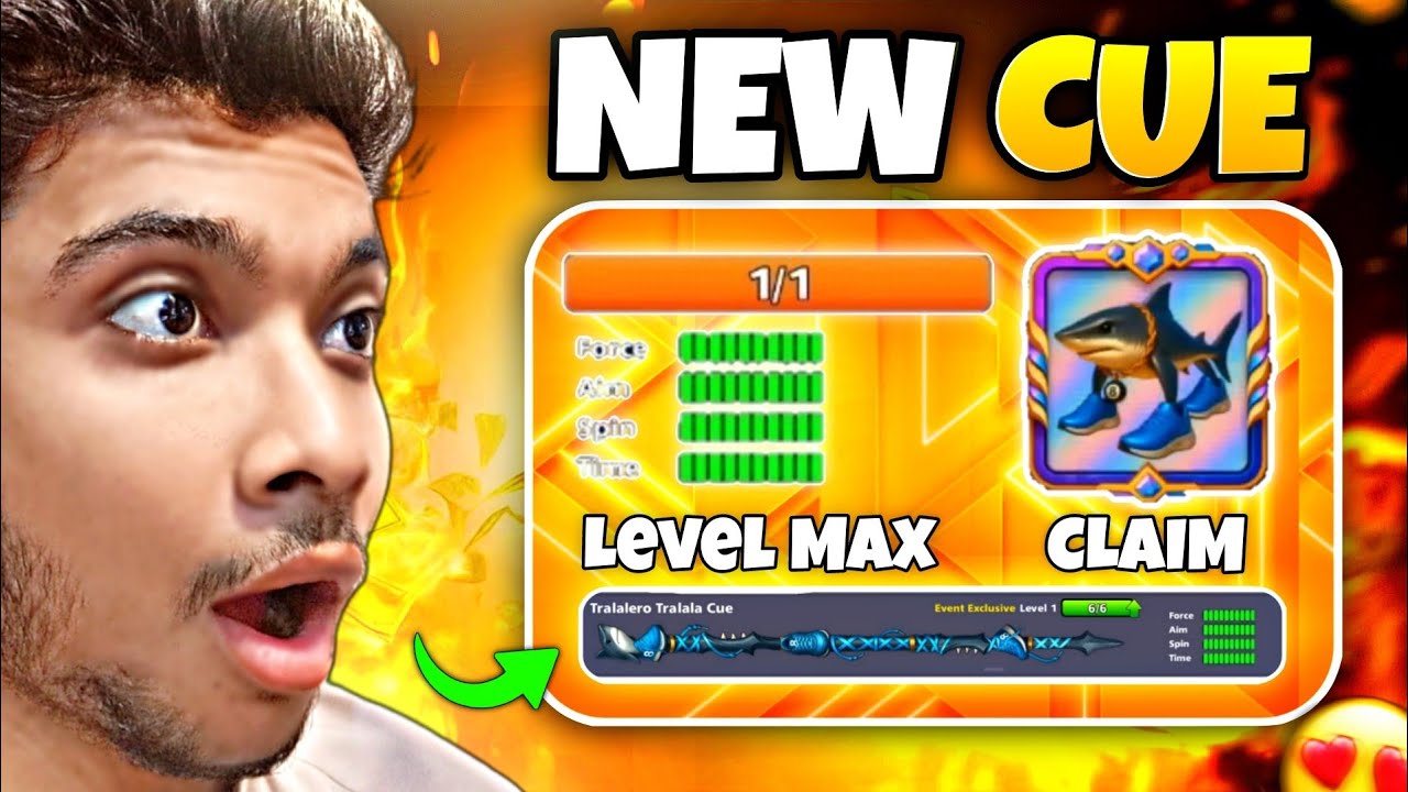 New FREE Level MAX Cue & FREE Animated Avatar Trick 8 Ball Pool || Brainrot Event 8 Ball Pool 