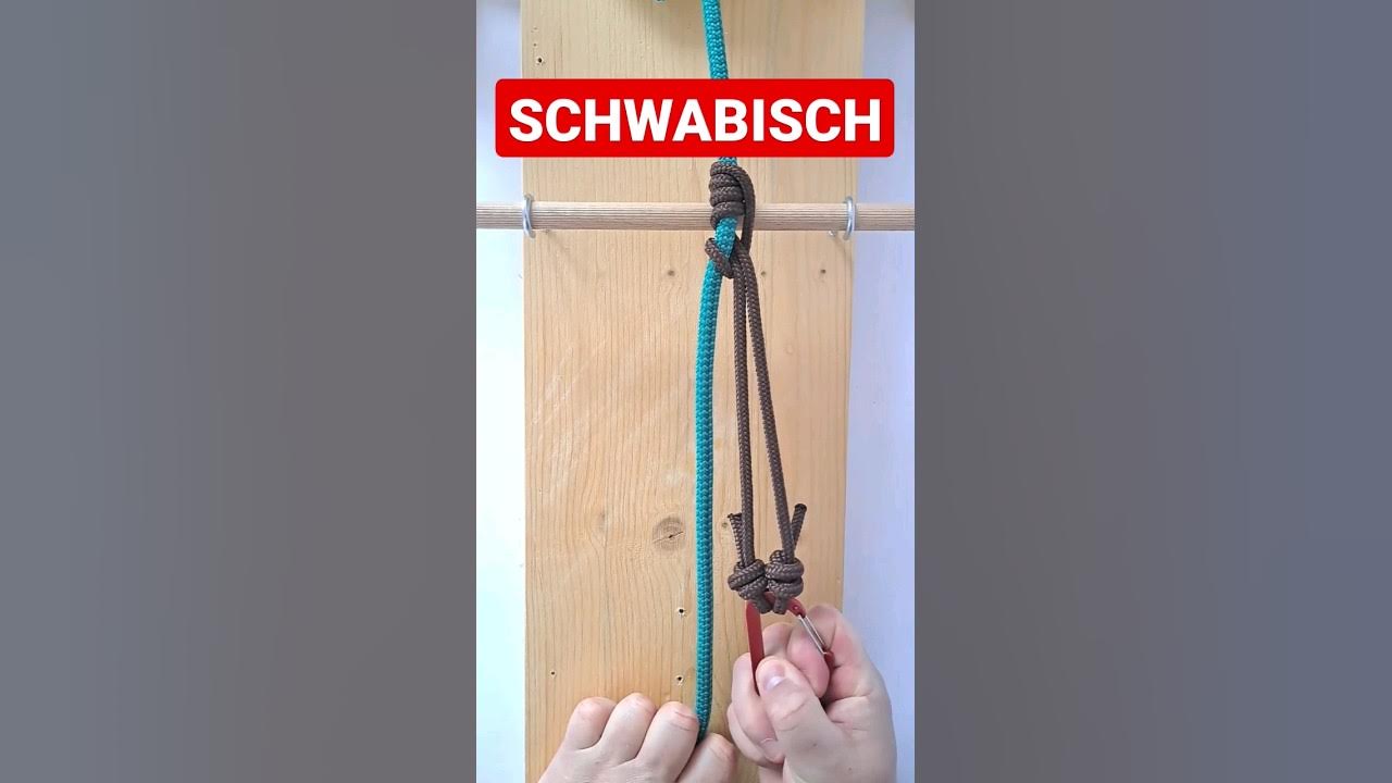If You Need Friction Hitch Try Schwabisch Hitch #knot #outdoors - YouTube
