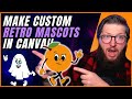 Make your own Miss Minutes Logo in Canva | Canva for Streamers