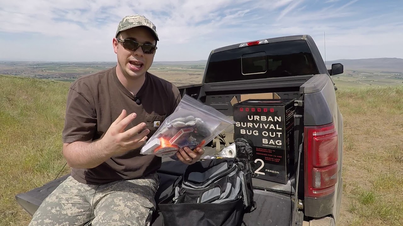 Urban Survival Bug Out Bag 2 Person 72 Hours from Emergency Zone
