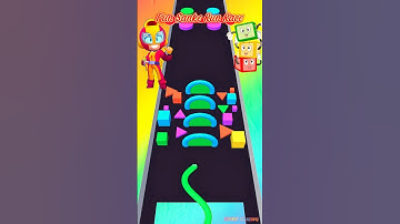 Fun Snake Run Race 🌈 #shorts #snakerun #snakegame #funnyvideo #fyp